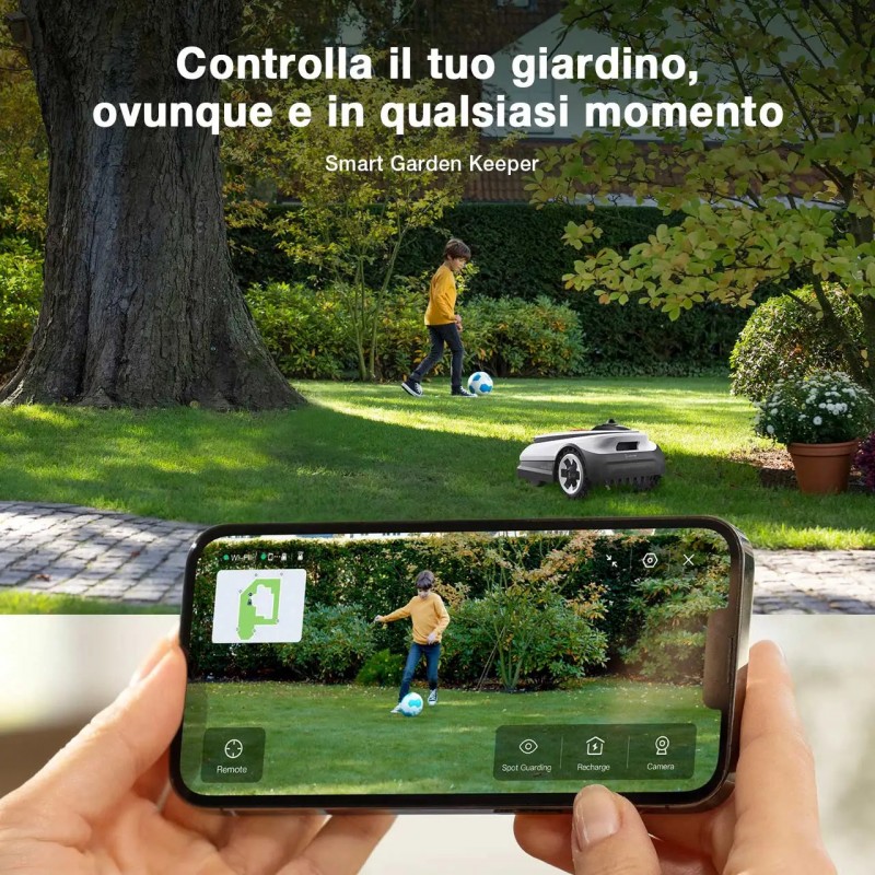 ECOVACS GOAT A3000 LiDAR PRO Automatic Robotic Lawn Mower - up to 3000 m² ECOVACS GOAT A3000 LiDAR PRO Automatic Robotic Lawn Mower - up to 3000 m²