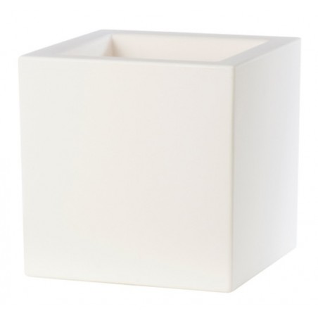 Vaso Schio Cubo 40 cm Bianco FINE SERIE