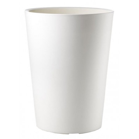 Vaso Zamora 65 cm Bianco FINE SERIE