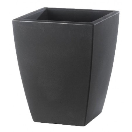 Vaso Quadro Veneto 40 cm Antracite FINE SERIE