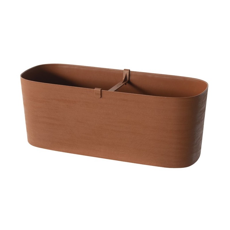 Fioriera Paros Eco Green 50 cm Terra di Siena FINE SERIE Fioriera Paros Eco Green 50 cm Terra di Siena FINE SERIE