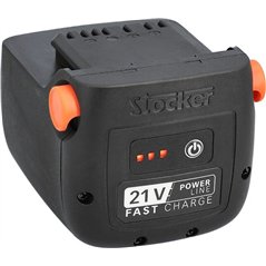 Stocker Batteria Power 21V 2.6Ah Fast Charge