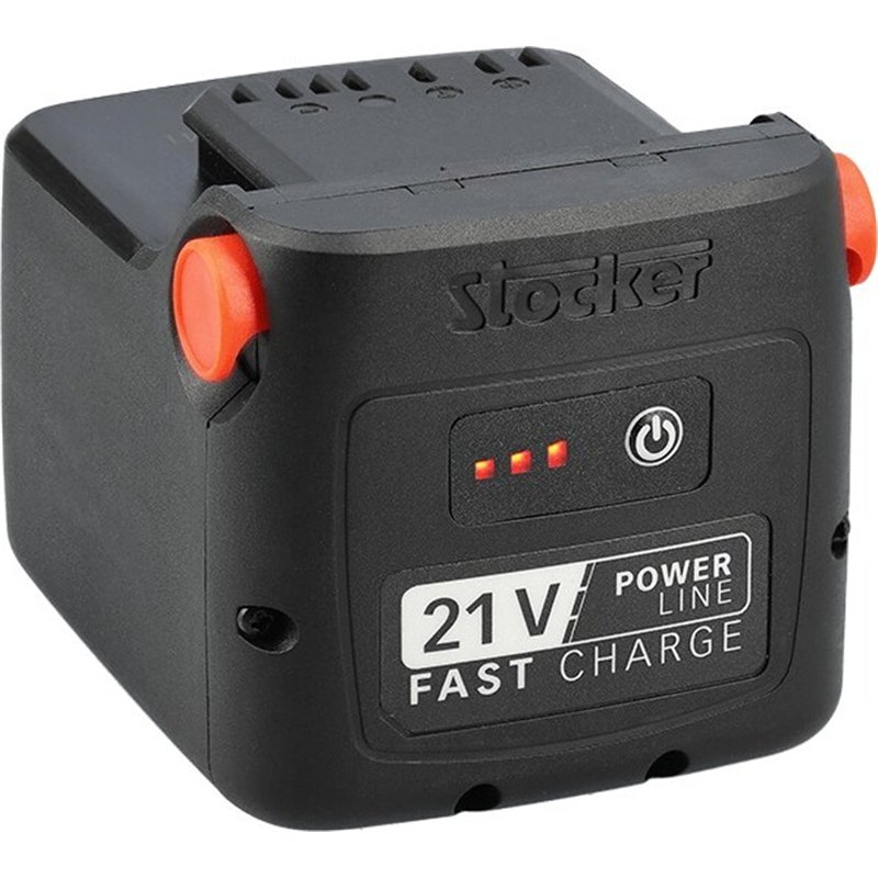 Power Battery Stocker 21 V 4 Ah Fast Charge Power Battery Stocker 21 V 4 Ah Fast Charge