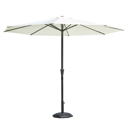 Ombrellone Montana In Alluminio con Palo Centrale Ø3 mt Ecru' - Antracite