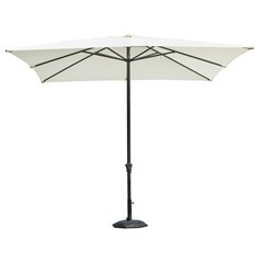 Ombrellone Montana In Alluminio con Palo Centrale 3x3 mt Ecru' - Antracite