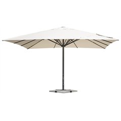 Ombrellone In Alluminio con Palo Centrale 5x5 mt Ecru' - Antracite