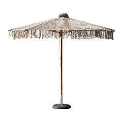 Ombrellone Macrame' Rotondo ø2,5 mt Legno