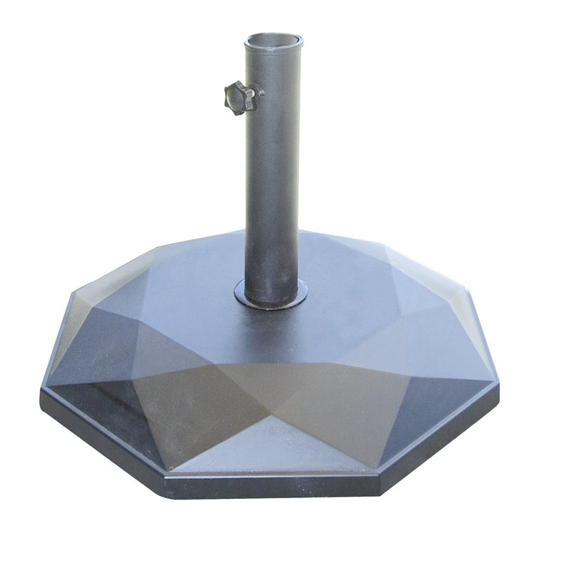 Greenwood Diamond concrete parasol base Ø48 cm 25 kg - Ø55 mm tube