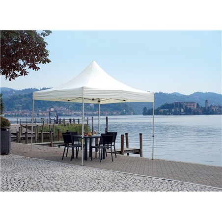 Greenwood Gazebo Pieghevole In Alluminio 3x3 mt Resinato