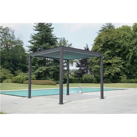Greenwood Arizona Pergola in Aluminum 3x3 mt Anthracite