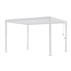 Pergola Texas In Alluminio 3x4 mt Bianco Greenwood