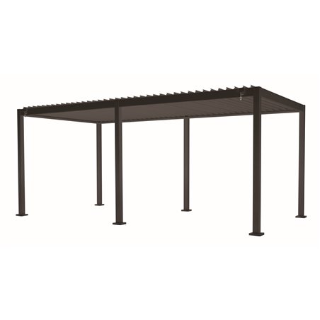 Greenwood Texas Aluminum Pergola 3x6m Anthracite