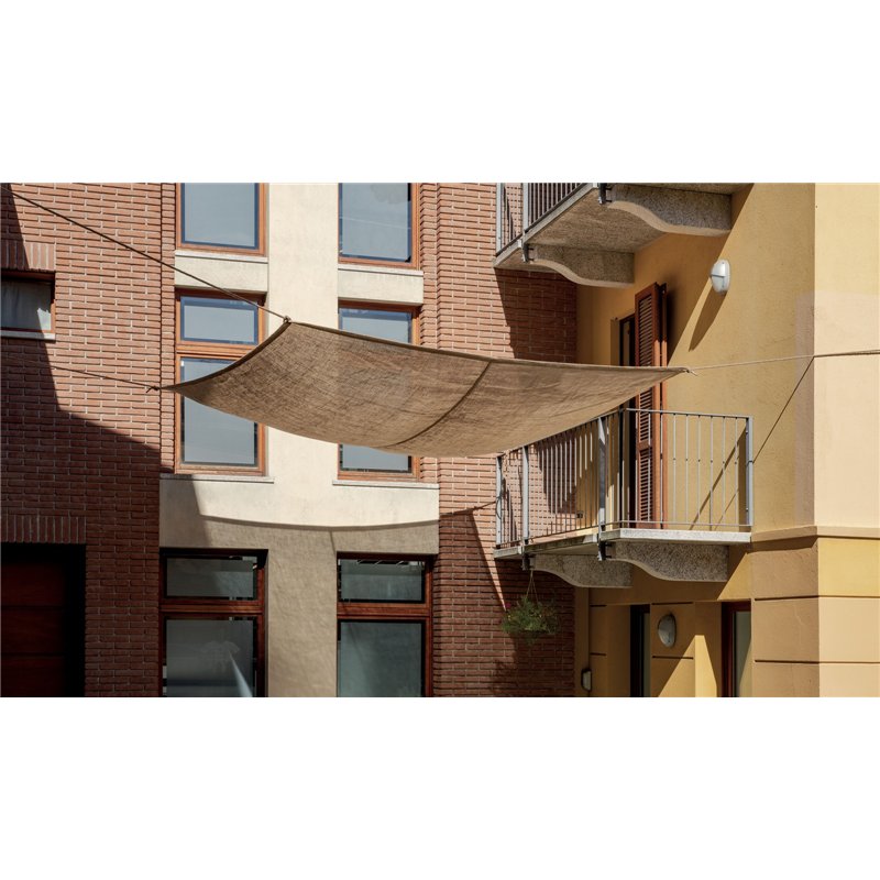 Greenwood Vela Quadrata 3x3 mt Canapa