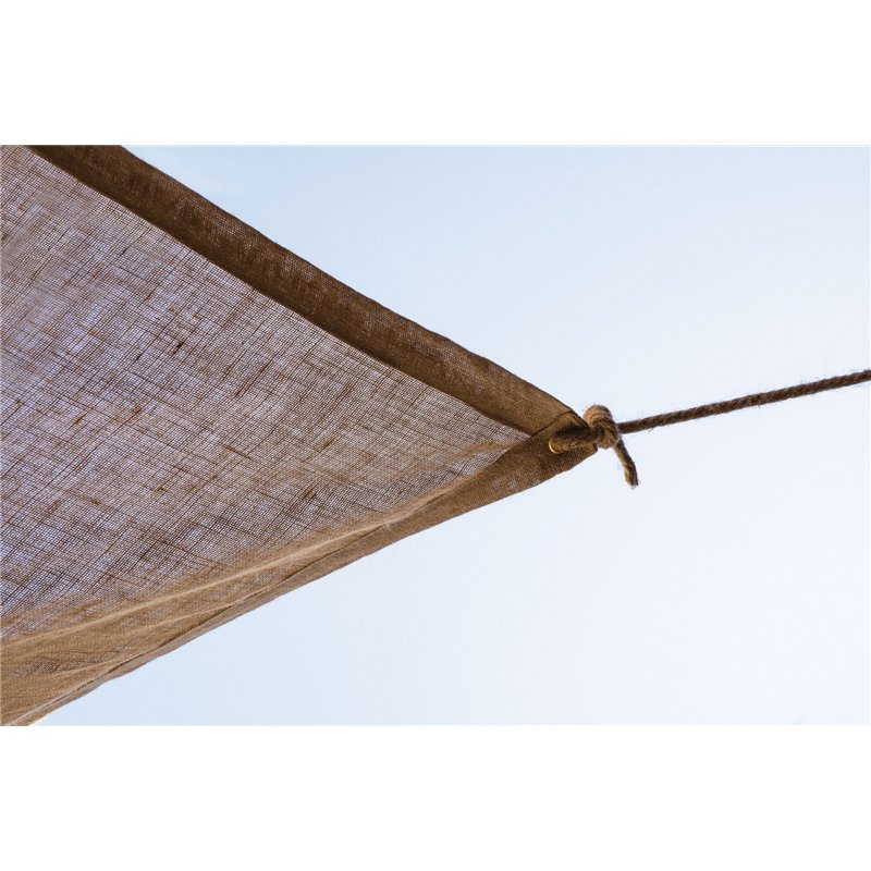 Vela Quadrata 3x3 mt Canapa Greenwood