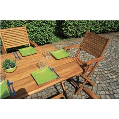 Tavolo Castiglione In Acacia 140x80 - Pieghevole