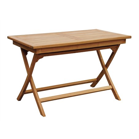 Tavolo Lipari In Teak 120x70 - Pieghevole