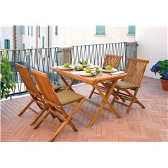 Tavolo Lipari In Teak 120x70 cm - Pieghevole