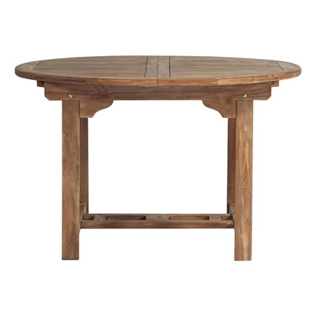 Tavolo Capraia In Teak 120/170x120 - Allungabile