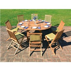 Tavolo Capraia In Teak Allungabile 120/170x120 cm