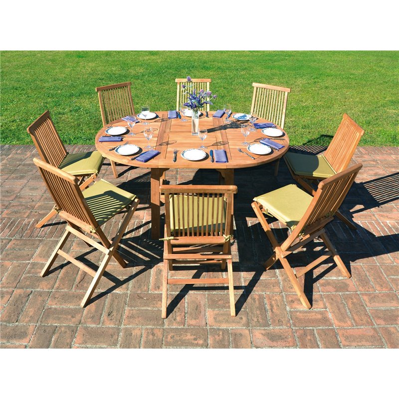 Greenwood Tavolo Capraia In Teak Allungabile 120/170x120 cm