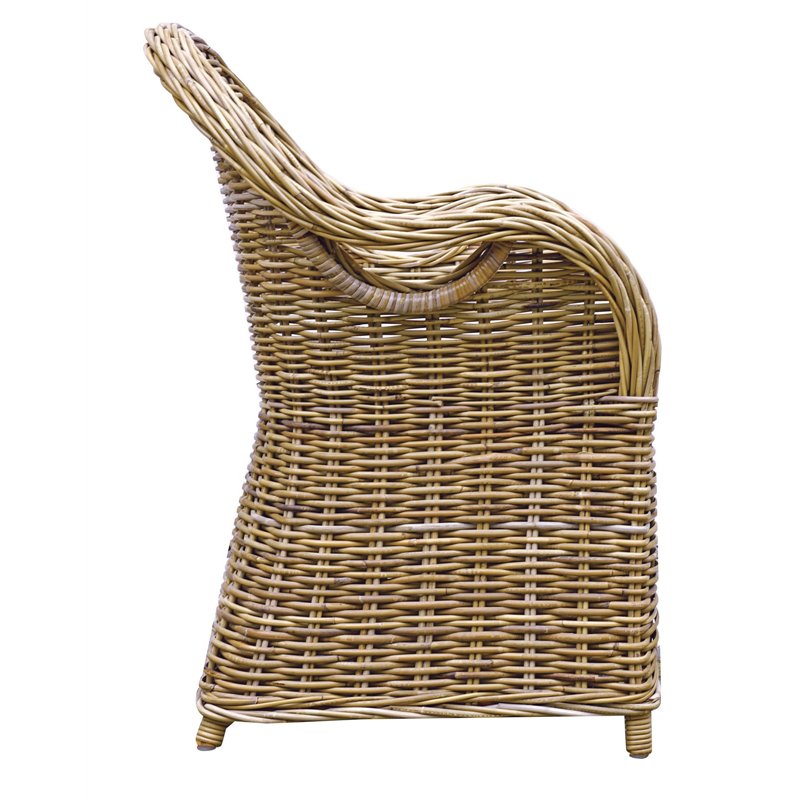 Greenwood Semarang Armchair In Gray Kubu