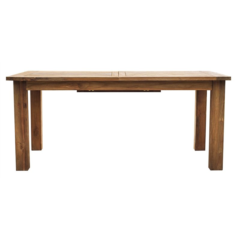 Greenwood Sumatra Extendable Garden Table in Recycled Teak 180/250x100 cm