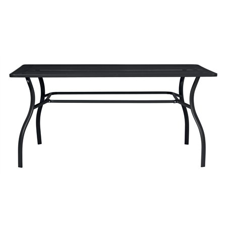 Greenwood Ameno Iron Garden Table 160x100 - Anthracite
