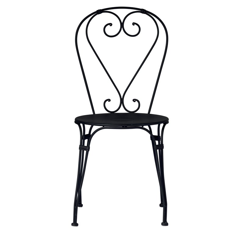 Greenwood Stresa Iron Garden Chair - Black