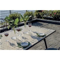 Tavolo Mosaico In Ferro 150x90 - Nero