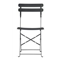 Greenwood Iron Bistro Garden Chair - Anthracite - Folding