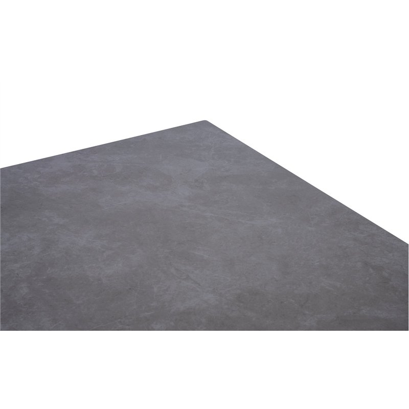 Greenwood Tavolo Alghero In Alluminio 180x90 cm - Piano In Gres Grigio - Antracite