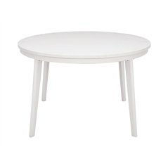 Greenwood Tavolo Tropea In Alluminio Allungabile Ø120/170 cm - Bianco