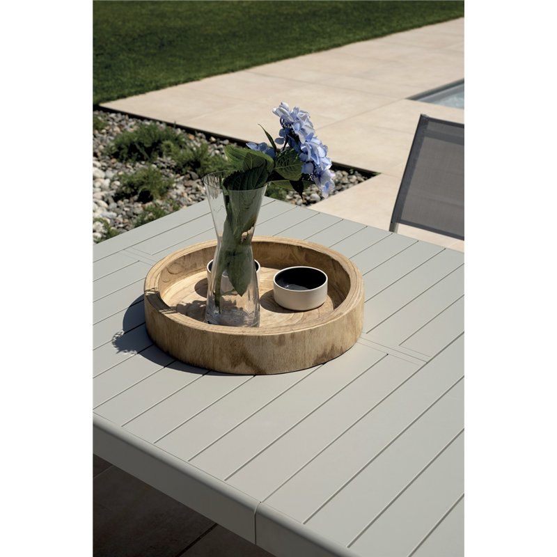 Tavolo da Giardino Naxos In Alluminio Allungabile 160/240x90 cm - Creta Greenwood