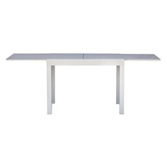 Tavolo Spalato In Alluminio 104/208x75 cm - Bianco - Allungabile