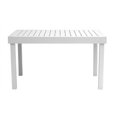Greenwood Montecatini Extendable Aluminum Garden Table 135/270x90.5 cm - White
