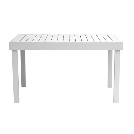 Greenwood Montecatini Extendable Aluminum Garden Table 135/270x90.5 cm - White