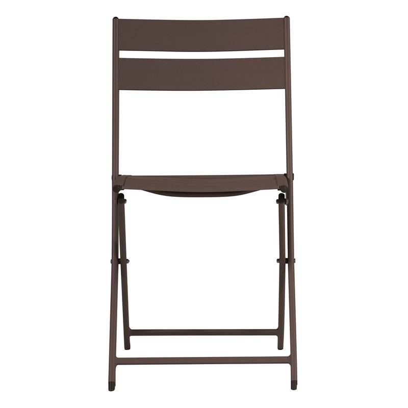 Greenwood Lucca Aluminum Garden Chair - Chocolate - Folding