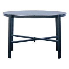 Set Tarquinia In Ferro E Resin Wood - Textilene Antracite - Antracite