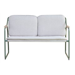 Greenwood Set Tinos In Ferro - Textilene Ecru' - Verde