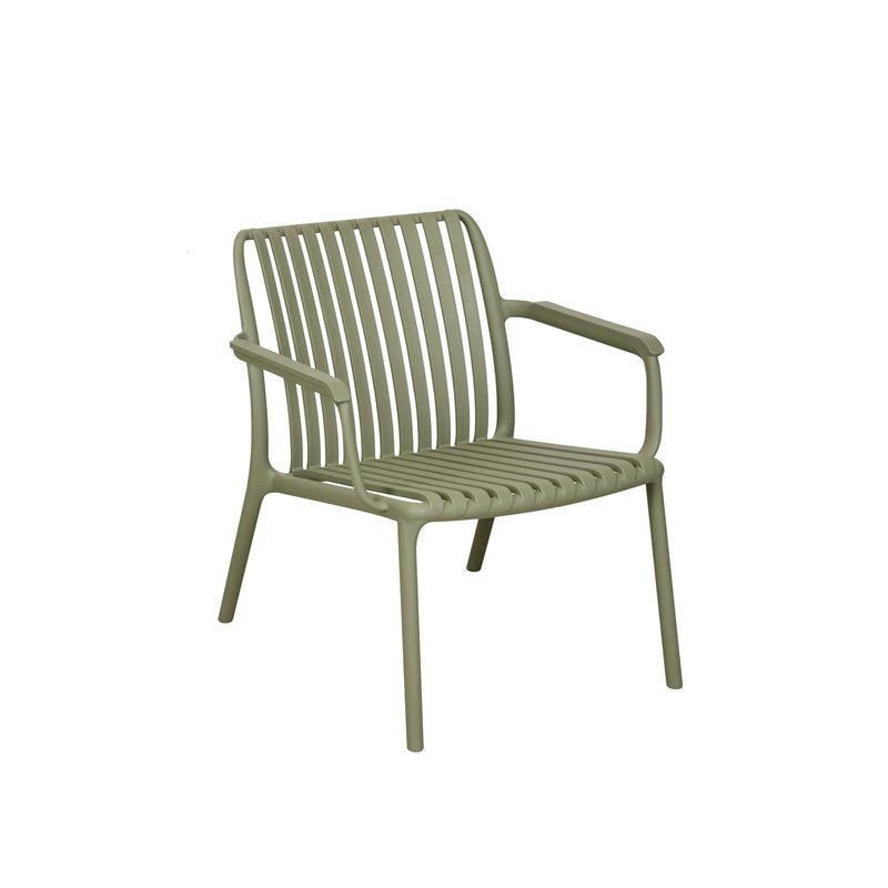 Greenwood Poltrona Balcony Set Valencia In Polipropilene Con Fibra Di Vetro - Verde