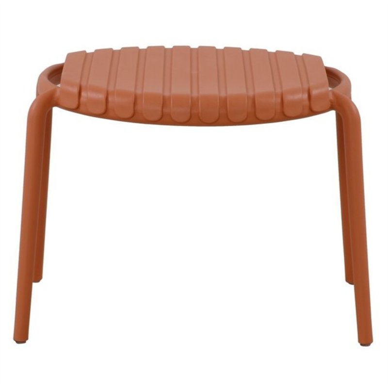 Tavolino da Giardino Balcony Set Valencia In Polipropilene Con Fibra Di Vetro - Mattone Greenwood