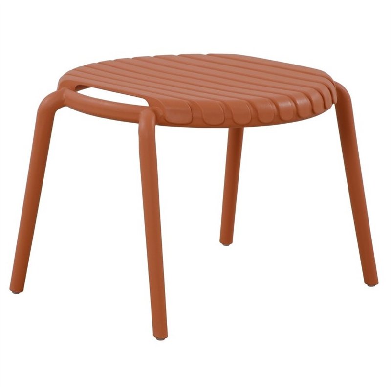 Tavolino da Giardino Balcony Set Valencia In Polipropilene Con Fibra Di Vetro - Mattone Greenwood