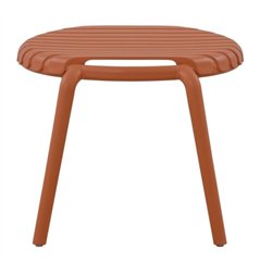 Tavolino Balcony Set Valencia In Polipropilene Con Fibra Di Vetro - Mattone