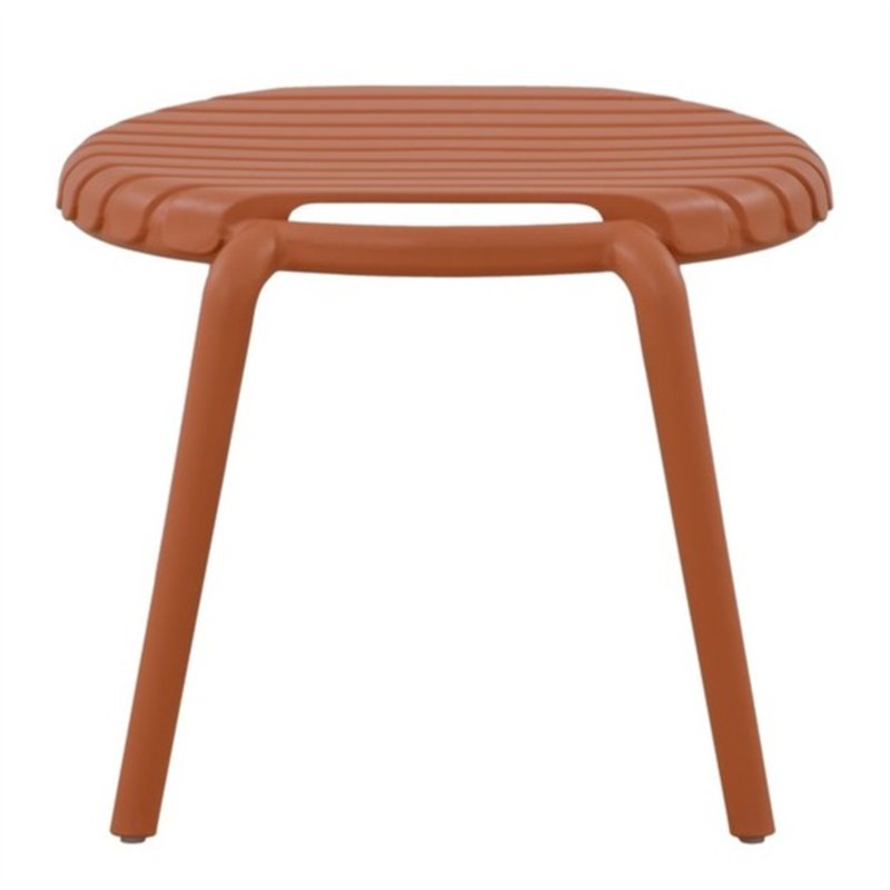 Tavolino da Giardino Balcony Set Valencia In Polipropilene Con Fibra Di Vetro - Mattone Greenwood