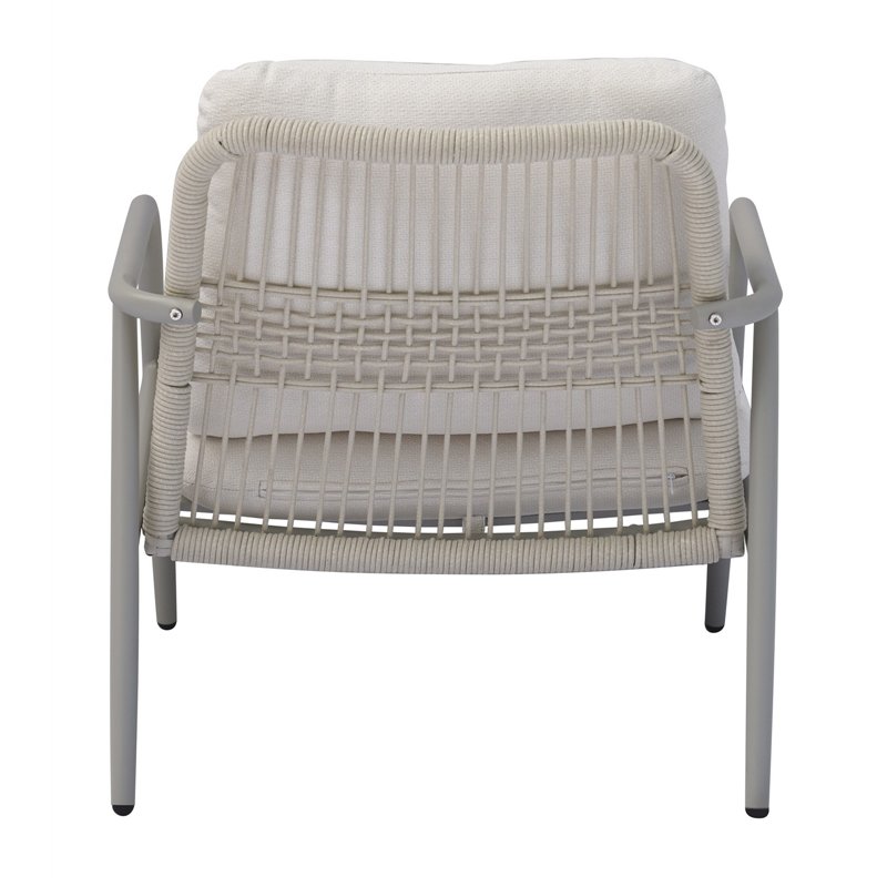 Greenwood Set Montpellier In Alluminio - Corda Beige - Creta