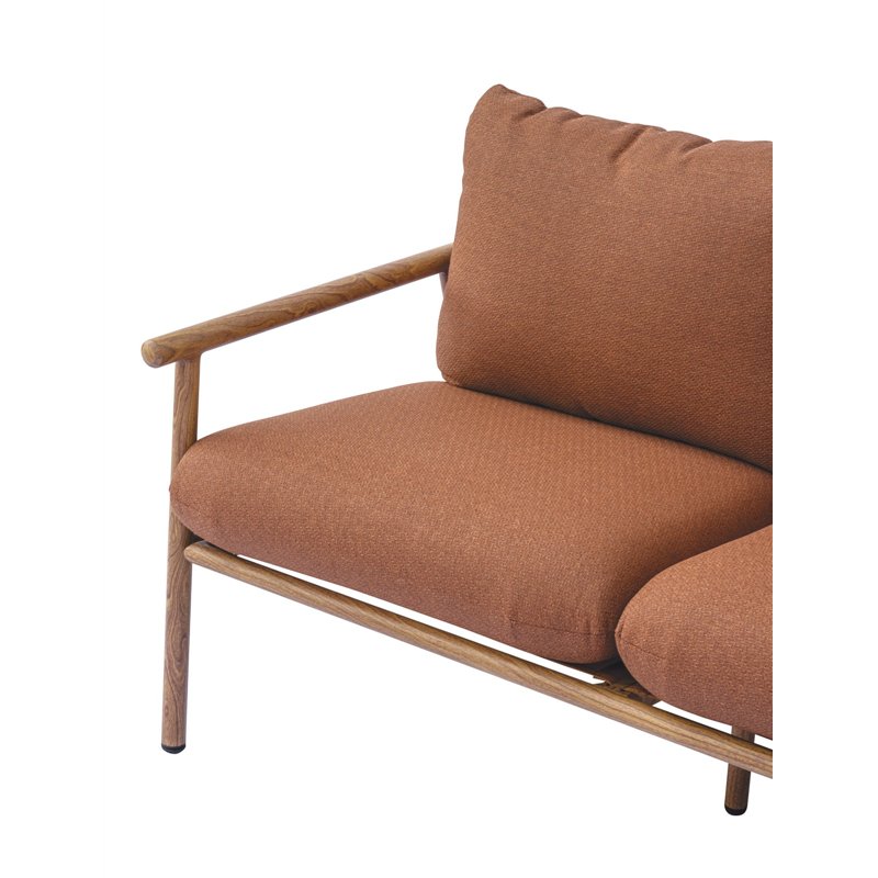 Greenwood Set Cartagena In Alluminio - Effetto Legno