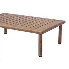 Set Cartagena In Alluminio - Effetto Legno