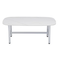 Greenwood Almeria Aluminum Lounge Set - White