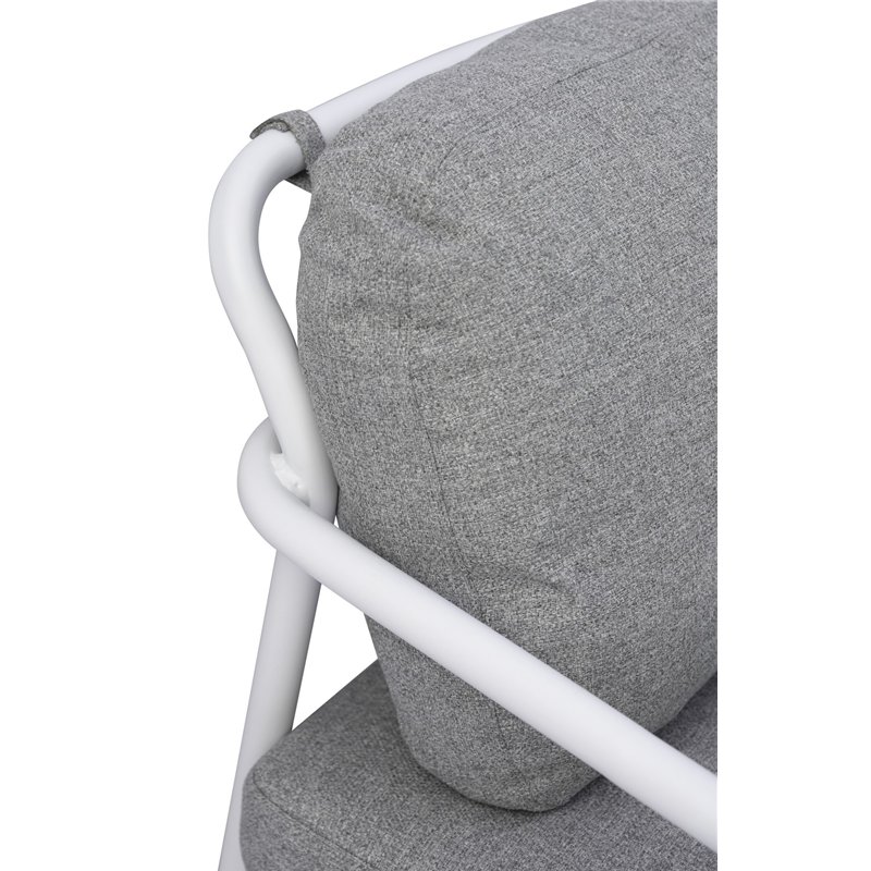 Greenwood Almeria Aluminum Lounge Set - White