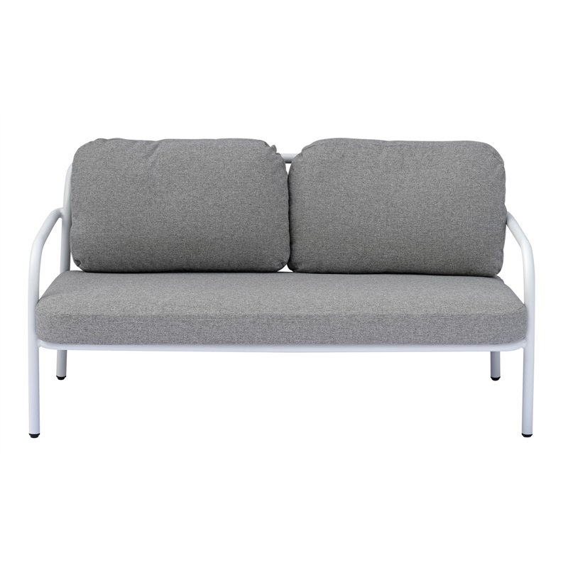 Greenwood Almeria Aluminum Lounge Set - White